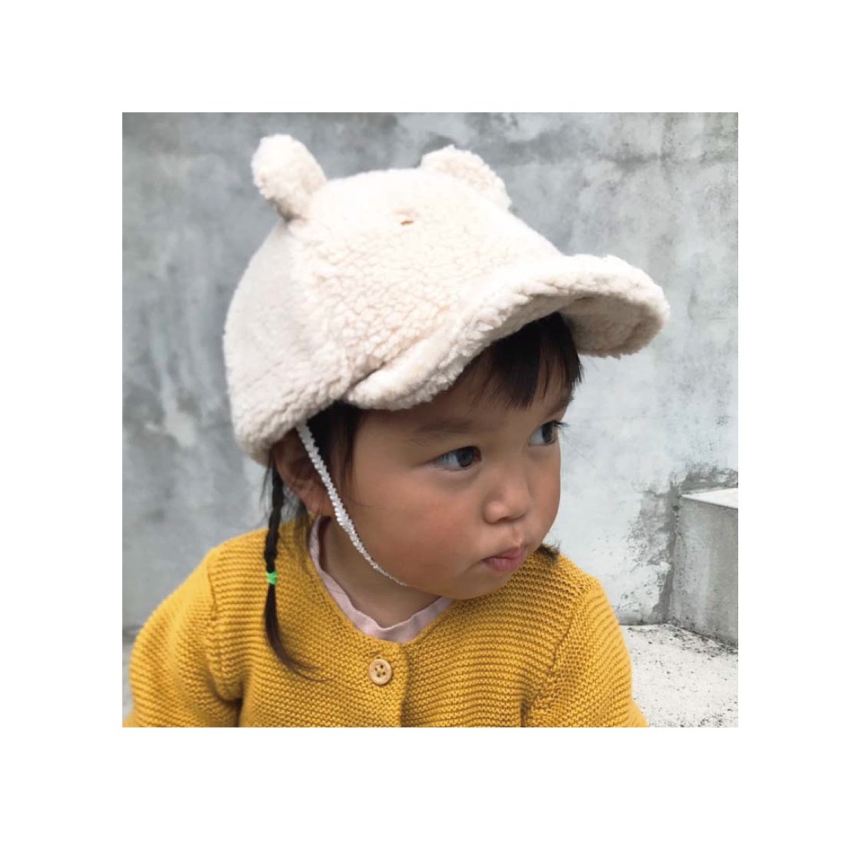 【BABY】Baby Boa Bear Cap