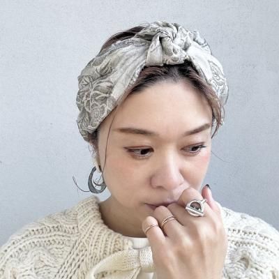Subtle Grey Flo Turban