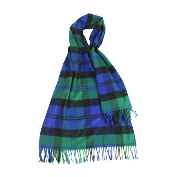 カシミアストール ベアード チェック ブルー グリーン/ CASHMEREPLAIN WIDE SCARF Baird Check Blue  Green/WA000056/KU0098 - ジョンストンズ | johnstons の通販取扱店 【ジョンストンズスタイル】