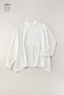 ドロップショルダー ドレスシャツ