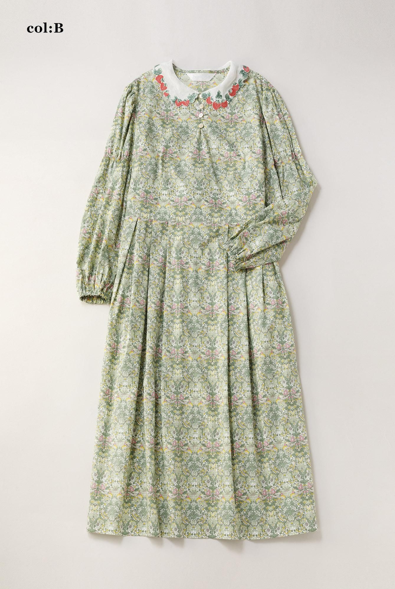 Strawberry Thief Springベリーカラードレス Jane Marple Online Shop
