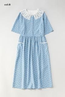 Lily of the valleyヴィンテージレースカラードレス<img class='new_mark_img2' src='https://img.shop-pro.jp/img/new/icons14.gif' style='border:none;display:inline;margin:0px;padding:0px;width:auto;' />