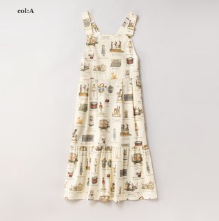 素材綿100%Toy museumドレススカート