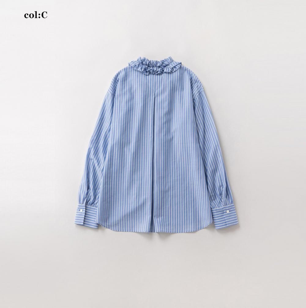 クランプルフリルカラーシャツ - Jane Marple Online Shop