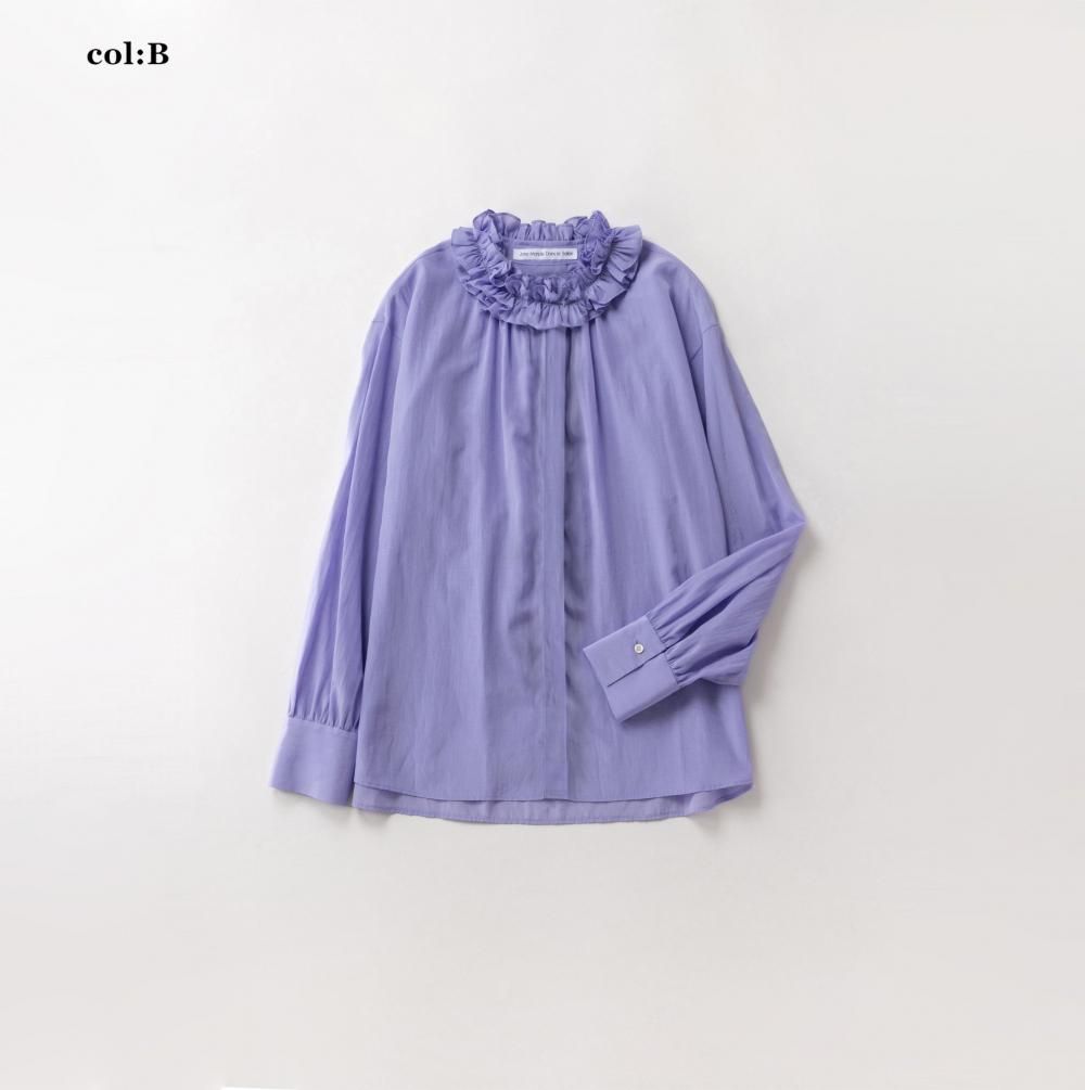 クランプルフリルカラーシャツ - Jane Marple Online Shop クランプルフリルカラーシャツ - Jane Marple Online Shop