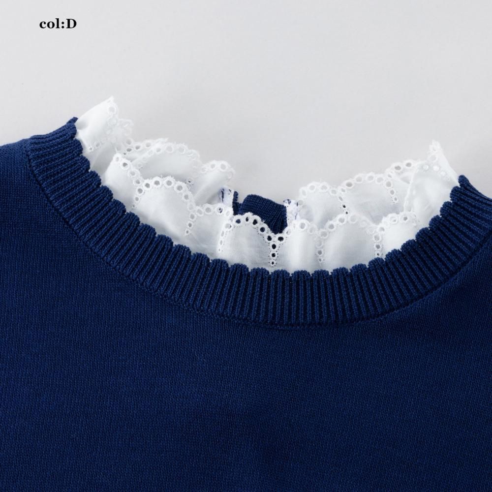 Jane Marple◇Violin embroidery カーディガン・タックスカート