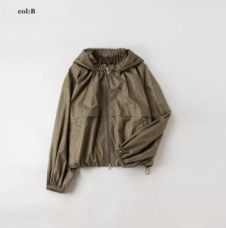 オイルペーパークロス フーデッドブルゾン
