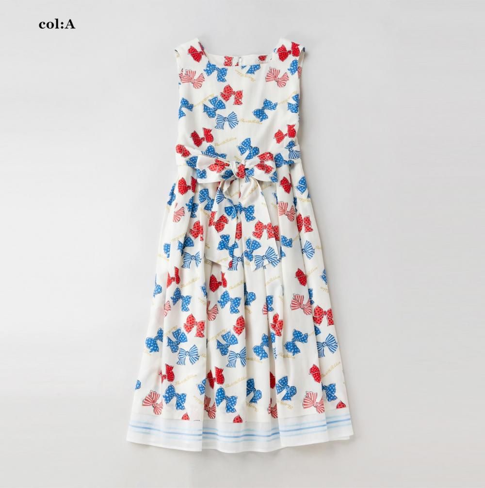 驚きの値段 Anniversary ribbonsスクエアドレス Shop Online Marple Jane - ワンピース