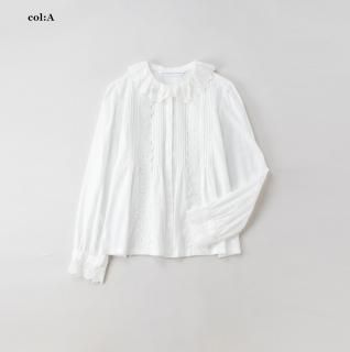 オーガニックブロード ヴィクトリアンブラウス