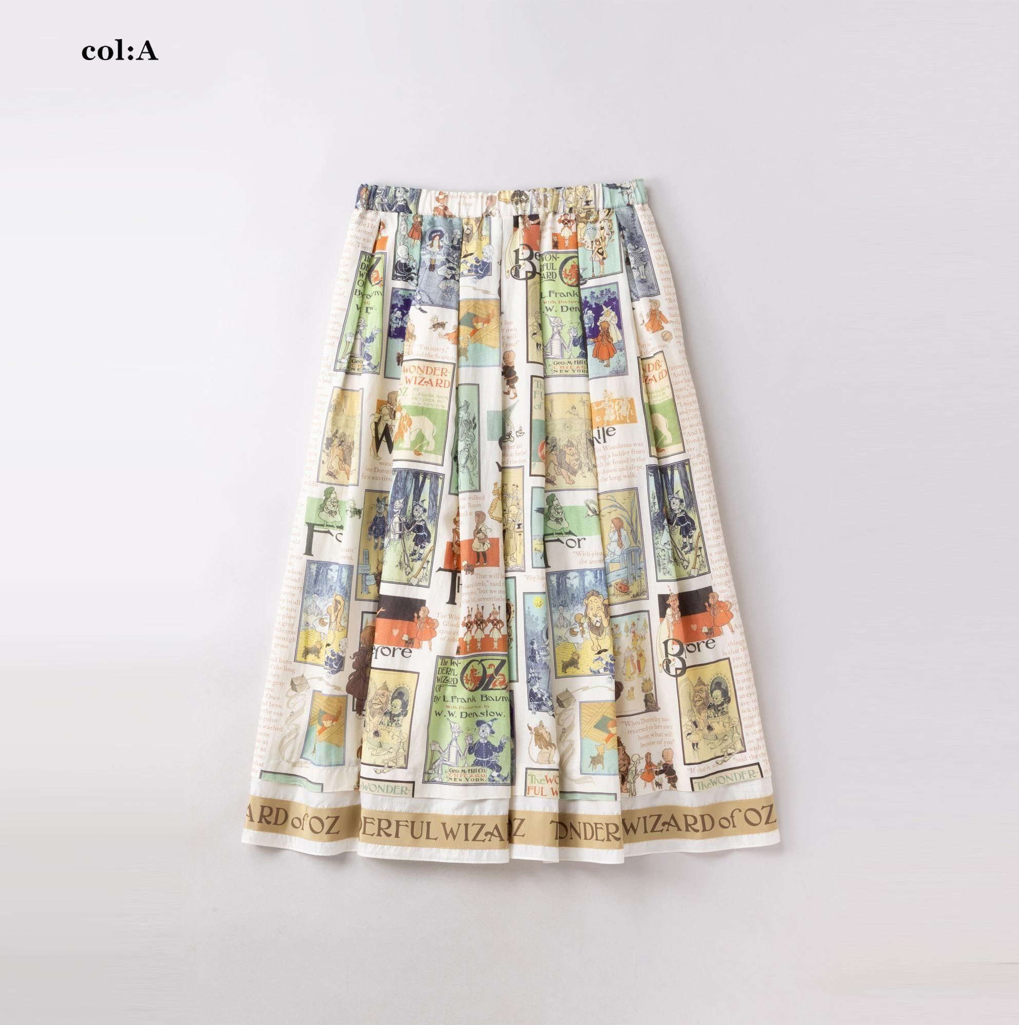 ジェーンマープルリボン柄 Jane's drawing fluffy skirt ジェーンマープルリボン柄 Jane's drawing fluffy skirt