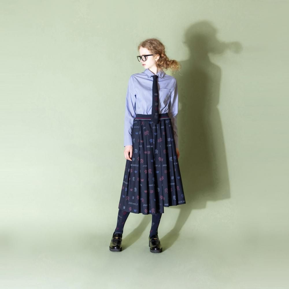 ジェーンマープル　ドミトリーモチーフ　ワイヤーカラー ネクタイシャツ ワイヤーカラー ネクタイシャツ - Jane Marple Online Shop