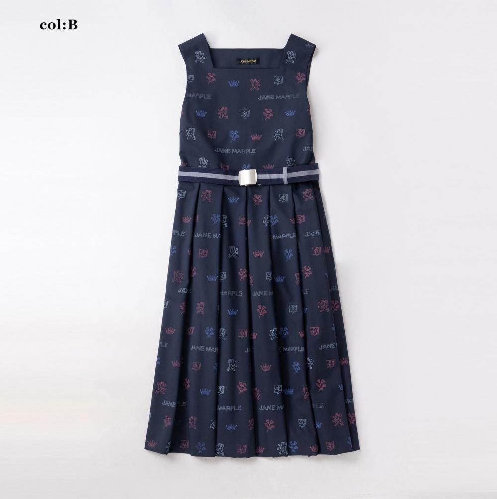 今季秋物 Dormitory motifs ベルテッドドレス ジェーンマープル Dormitory motifsベルテッドドレス - Jane Marple Online Shop