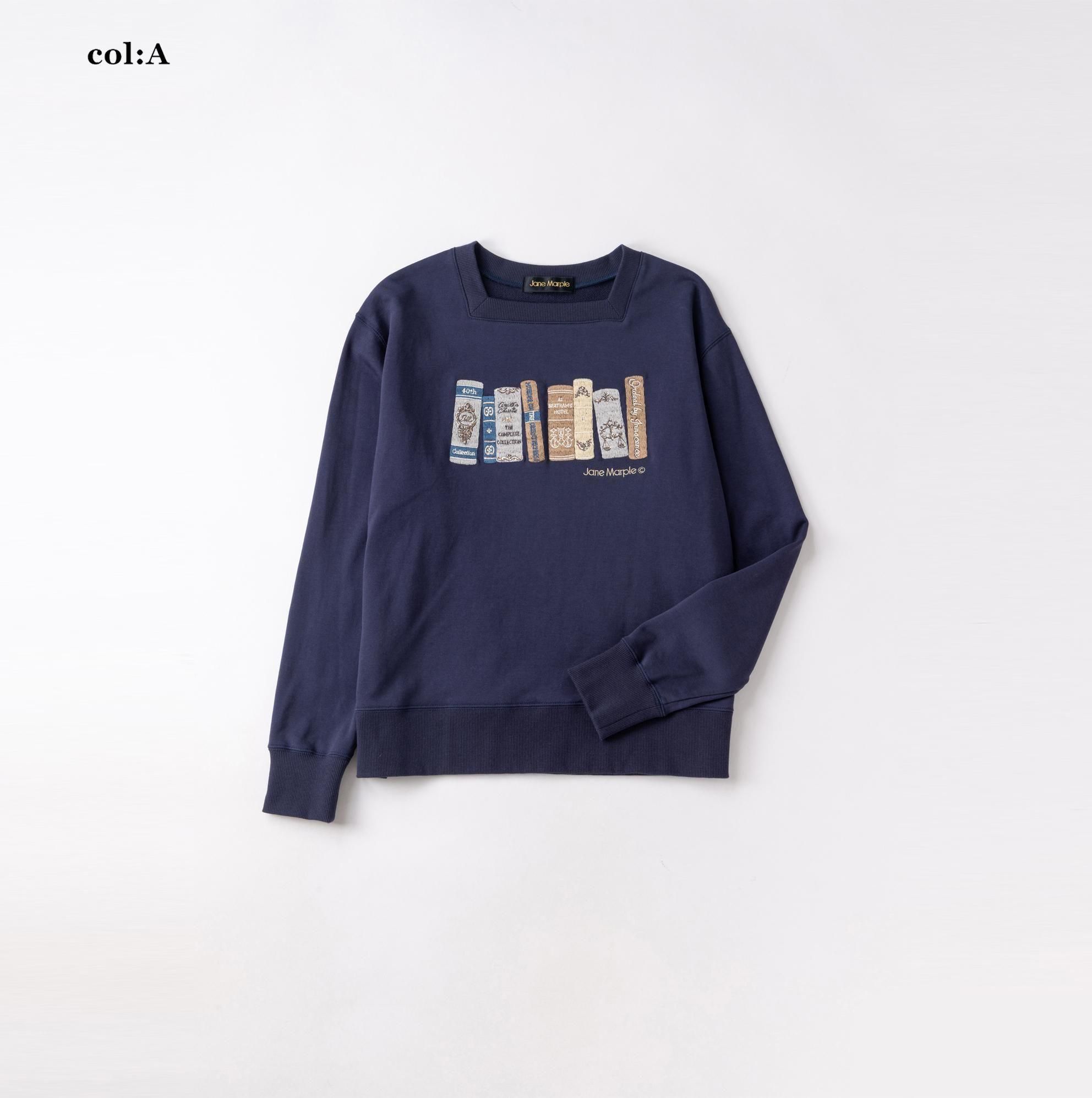 ジェーンマープル　ロゴ　エンブロイダリースウェットシャツ ジェーンマープル ロゴ エンブロイダリースウェットシャツ