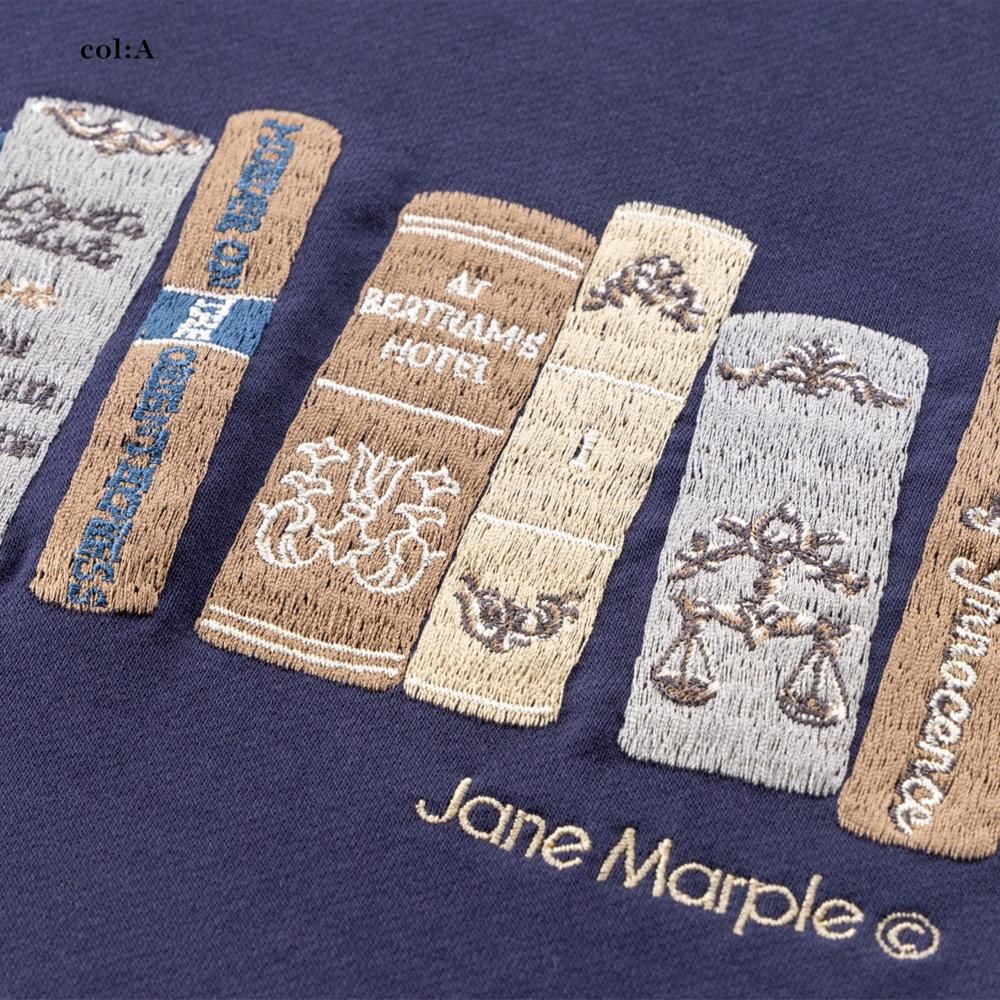 Agatha's libraryエンブロイダリースウェット - Jane Marple Online Shop