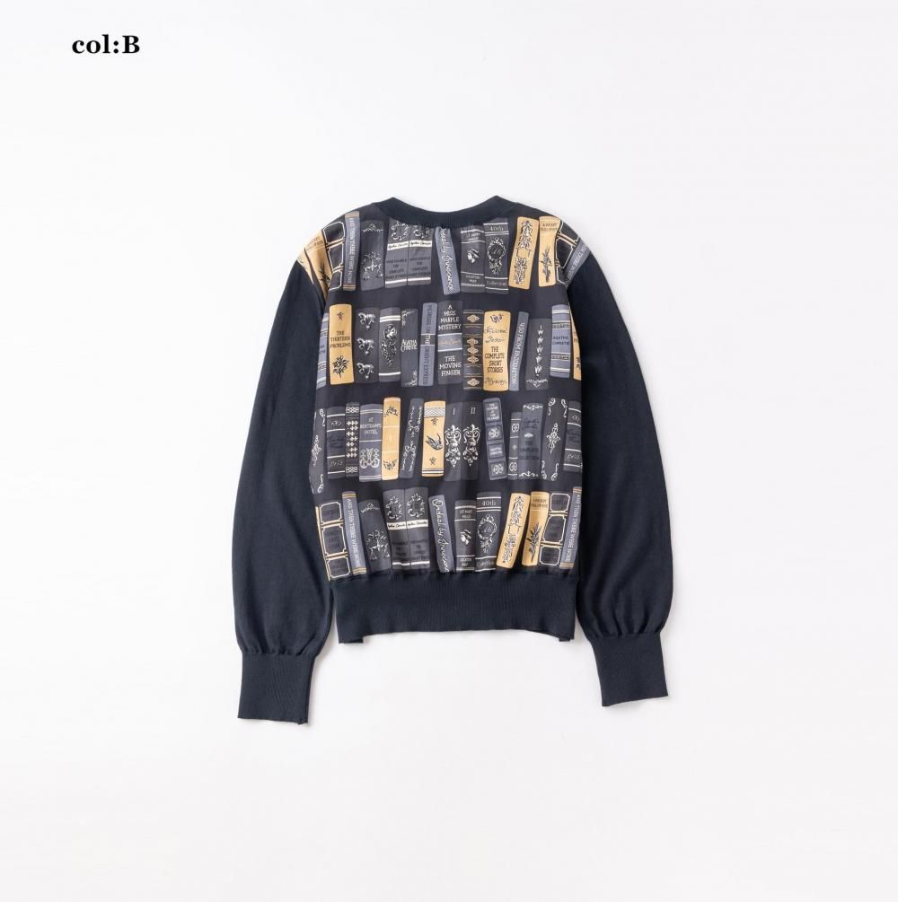 【値下げ】ジェーンマープル Agatha's libraryカーディガン Agatha's libraryカーディガン - Jane Marple Online Shop