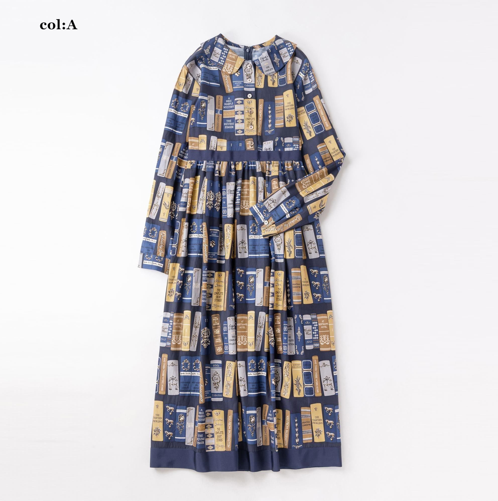 Agatha's libraryブックワームドレス - Jane Marple Online Shop