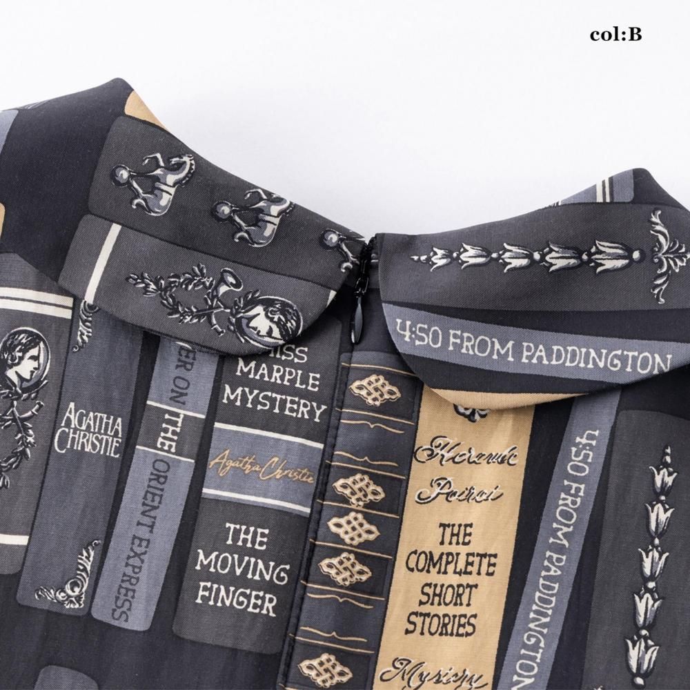 ジェーンマープル　Agatha's libraryブックワームドレス Agatha's libraryブックワームドレス - Jane Marple Online Shop