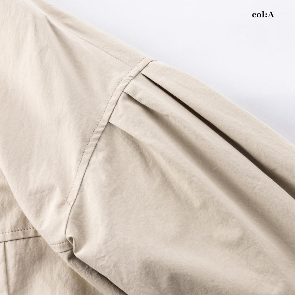 ベルベットカラー タックフレアコート - Jane Marple Online Shop