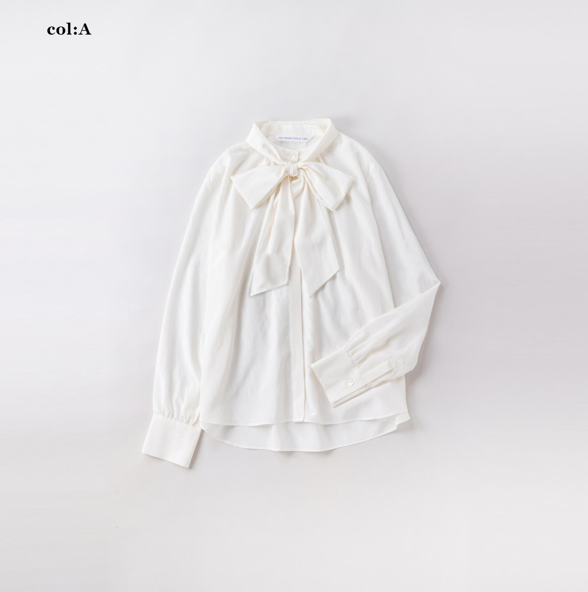 JaneMarple レーストリムボウリボンブラウス JaneMarple レーストリムボウリボンブラウス - メルカリ