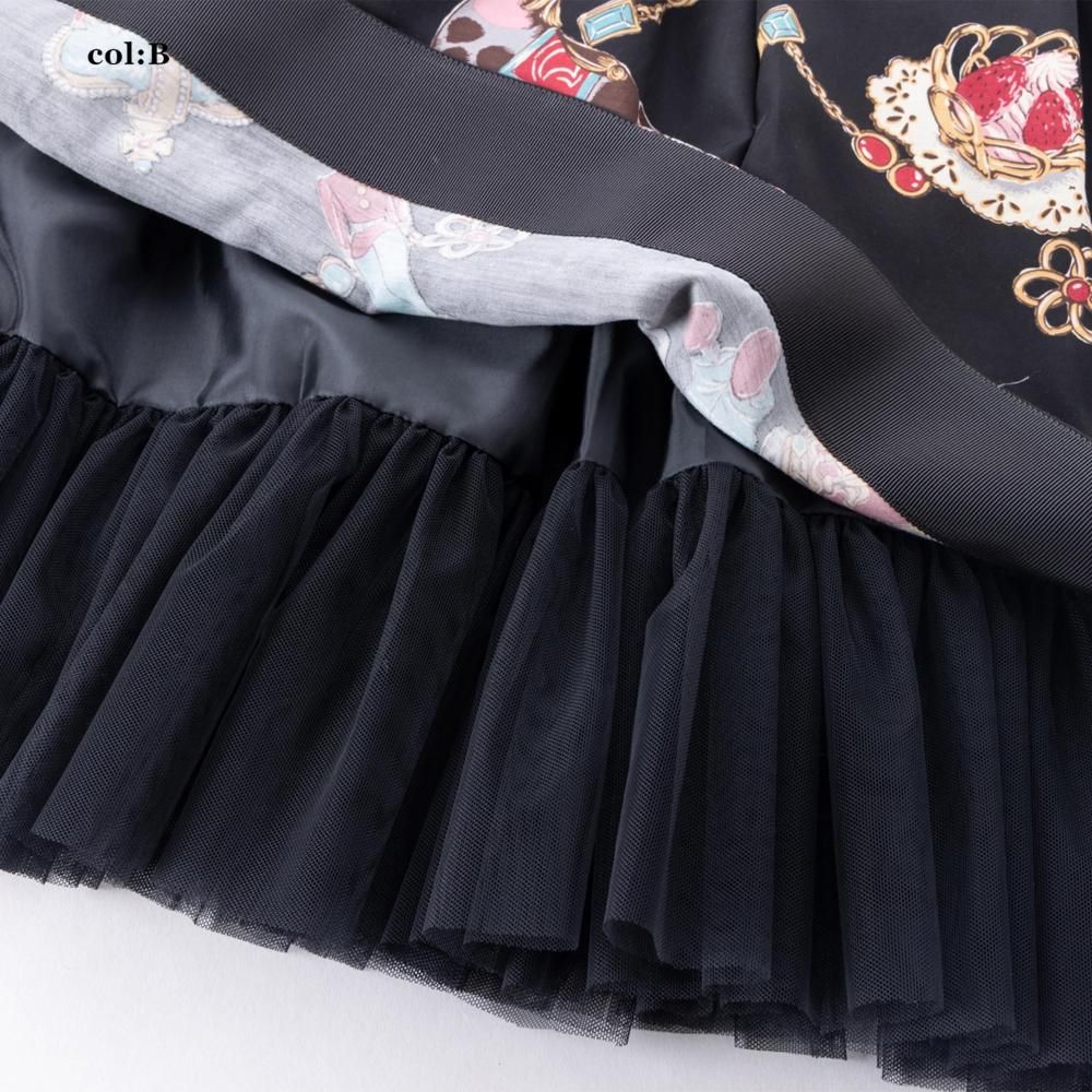 Jane Marple Paper theaterのドレススカート The toy boxドレススカート - Jane Marple Online Shop