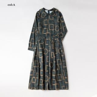 ジェーンマープル　ベルベットカラー タックフレアコート ベルベットカラー タックフレアコート - Jane Marple Online Shop