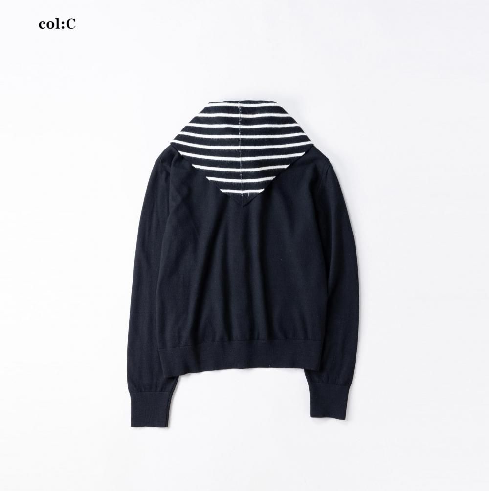 ボーダーストール カーディガン - Jane Marple Online Shop