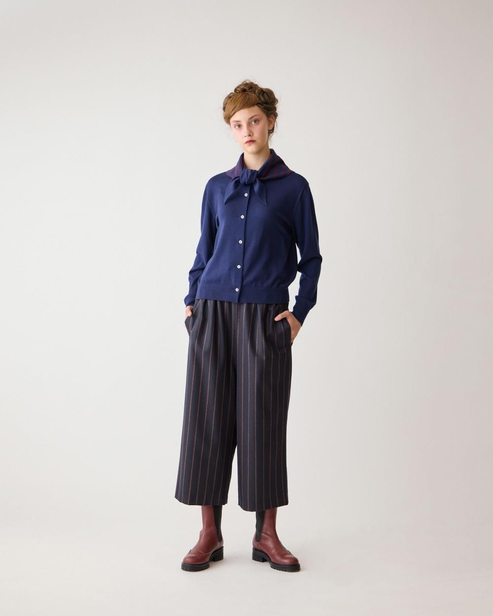 ボーダーストール カーディガン - Jane Marple Online Shop