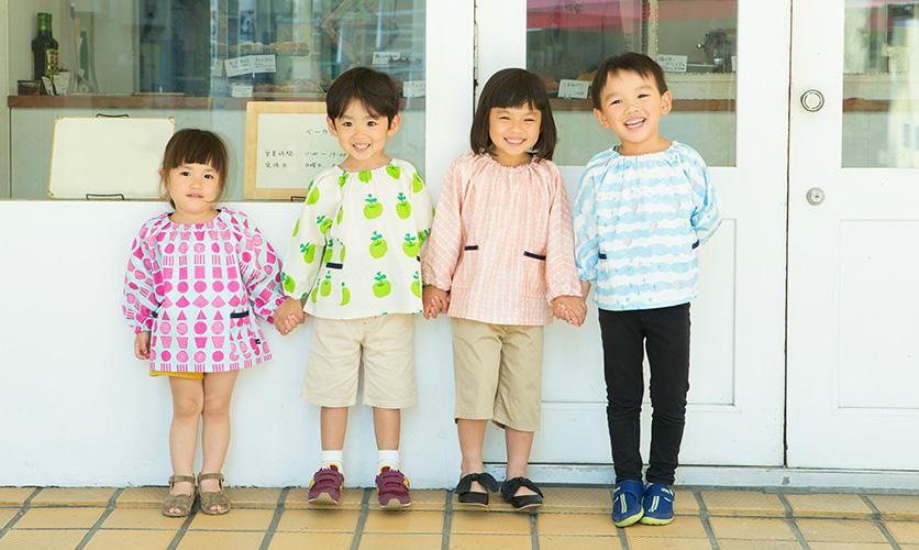 スモック：ringonomori（グリーン）