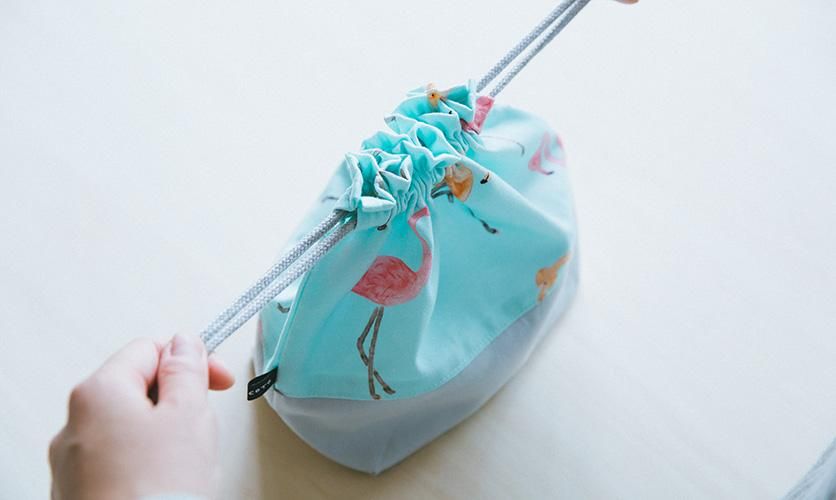 こどもお弁当袋キット:flamingo こどもお弁当袋キット:flamingo