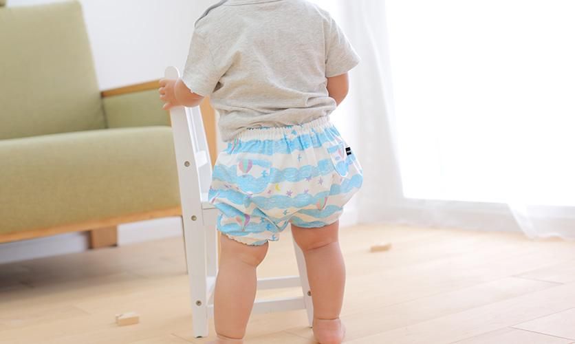 かぼちゃパンツ：sora（ピンク・ブルー）