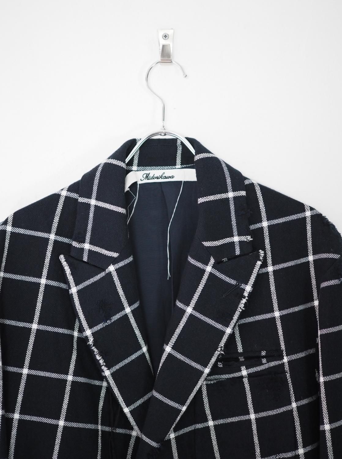 Midorikawa ミドリカワ Check Jacket Navy の通販ページ Bricolage 仙台のセレクトショップ