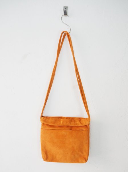 [URU] LEATHER POUCH -ORANGE-