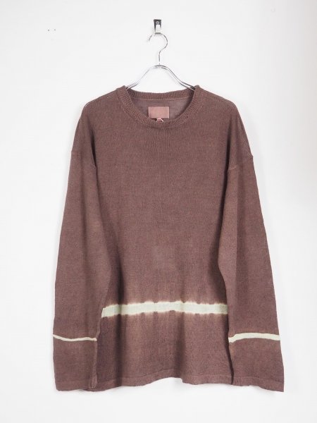 <img class='new_mark_img1' src='https://img.shop-pro.jp/img/new/icons14.gif' style='border:none;display:inline;margin:0px;padding:0px;width:auto;' />[YOKOSAKAMOTO] KNIT PULLOVER -BROWN-