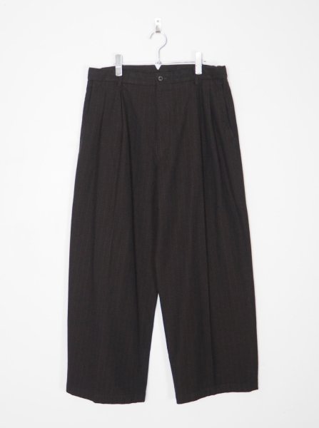 <img class='new_mark_img1' src='https://img.shop-pro.jp/img/new/icons14.gif' style='border:none;display:inline;margin:0px;padding:0px;width:auto;' />[YOKOSAKAMOTO] WORK BAGGY TROUSERS -BROWN-