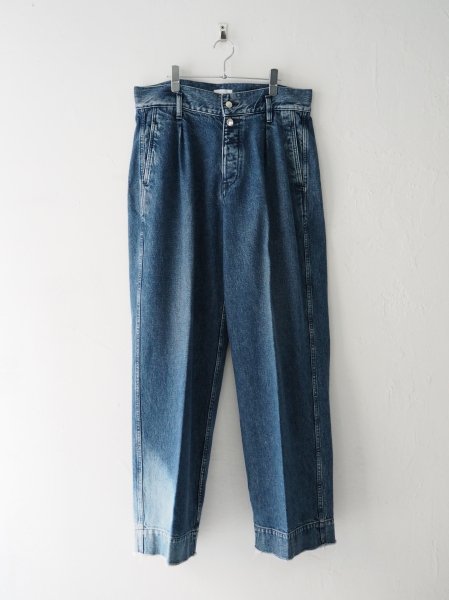 <img class='new_mark_img1' src='https://img.shop-pro.jp/img/new/icons14.gif' style='border:none;display:inline;margin:0px;padding:0px;width:auto;' />[TANAKA] THE WIDE JEAN TROUSERS -VINTAGE BLUE-