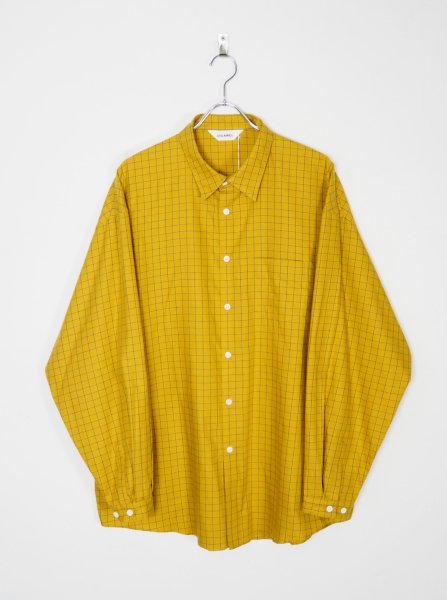 <img class='new_mark_img1' src='https://img.shop-pro.jp/img/new/icons20.gif' style='border:none;display:inline;margin:0px;padding:0px;width:auto;' />50%OFF[DIGAWEL] OVERSIZED SHIRT CHECK -MUSTERD-