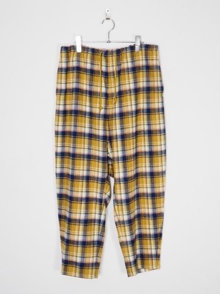 <img class='new_mark_img1' src='https://img.shop-pro.jp/img/new/icons20.gif' style='border:none;display:inline;margin:0px;padding:0px;width:auto;' />50%OFF[DIGAWEL] SARROUEL PANTS① CHECK -MUSTARD-
