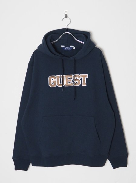 <img class='new_mark_img1' src='https://img.shop-pro.jp/img/new/icons14.gif' style='border:none;display:inline;margin:0px;padding:0px;width:auto;' />[SPECIAL GUEST K.K.] Guest Logo Hoodie -NAVY-