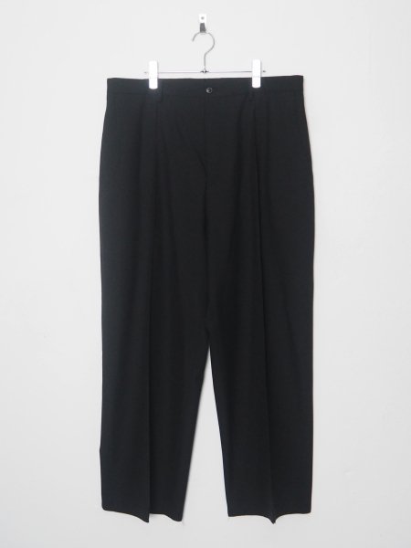 <img class='new_mark_img1' src='https://img.shop-pro.jp/img/new/icons20.gif' style='border:none;display:inline;margin:0px;padding:0px;width:auto;' />[YOKOSAKAMOTO] SUIT BAGGY TROUSERS -BLACK-