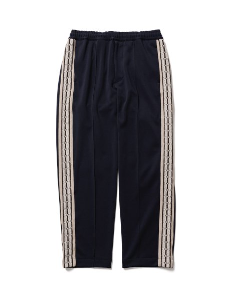 <img class='new_mark_img1' src='https://img.shop-pro.jp/img/new/icons14.gif' style='border:none;display:inline;margin:0px;padding:0px;width:auto;' />[SASQUATCHFABRIX.] LACE TAPE TRACK PANTS -NAVY-