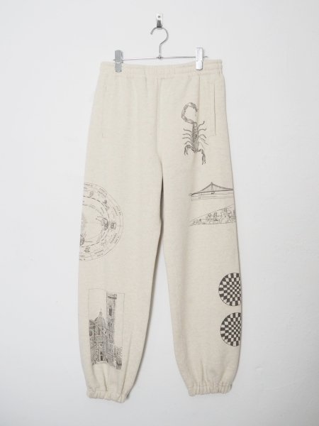 <img class='new_mark_img1' src='https://img.shop-pro.jp/img/new/icons14.gif' style='border:none;display:inline;margin:0px;padding:0px;width:auto;' />[ensou.] MULTI PRINT SWEATPANTS -POETRY-