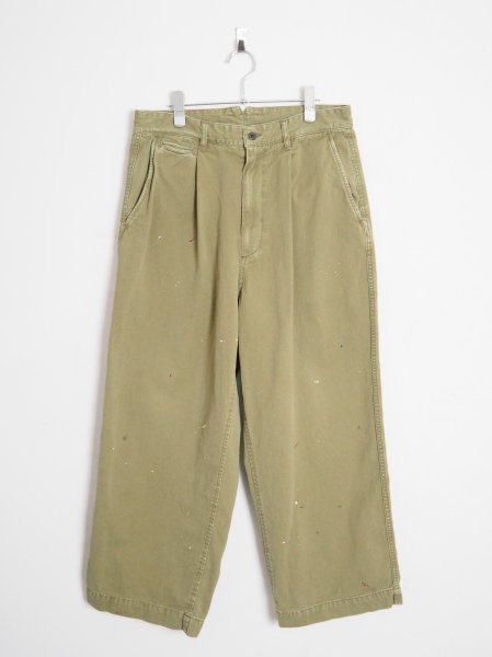 [YOKOSAKAMOTO] WORK TROUSERS -FADE KHAKI-