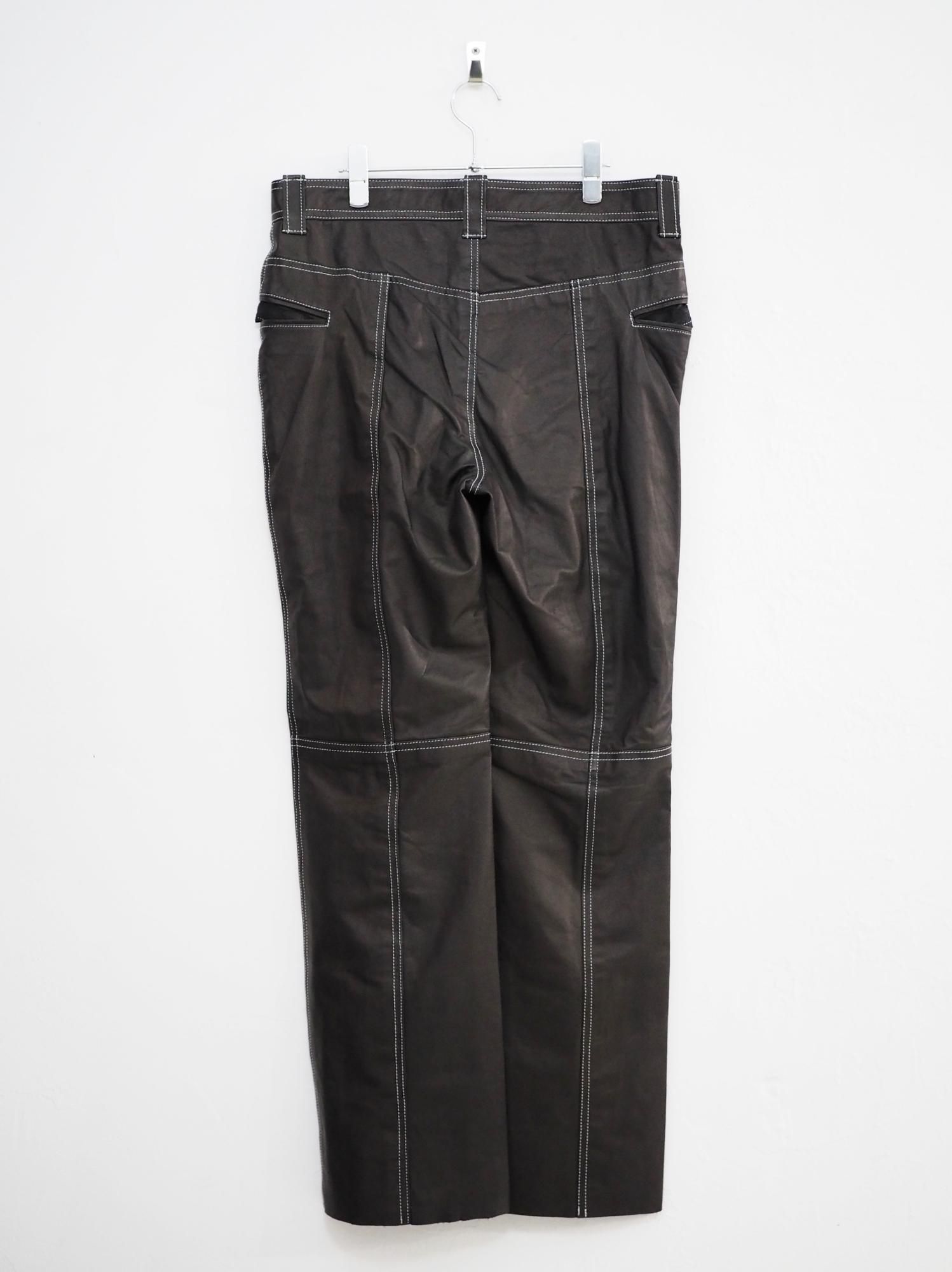 MIDORIKAWA(ミドリカワ) REVERSIBLE LEATHER PANTS -BLACK MIDORIKAWA(ミドリカワ) REVERSIBLE LEATHER PANTS -BLACK