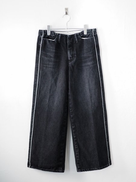 <img class='new_mark_img1' src='https://img.shop-pro.jp/img/new/icons14.gif' style='border:none;display:inline;margin:0px;padding:0px;width:auto;' />[TANAKA] THE SELVEDGE JEAN TROUSERS -BLACK SELVEDGE-