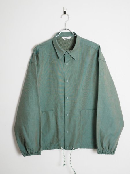 <img class='new_mark_img1' src='https://img.shop-pro.jp/img/new/icons14.gif' style='border:none;display:inline;margin:0px;padding:0px;width:auto;' />[DIGAWEL] COACH L/S SHIRT JACKET -GREEN-