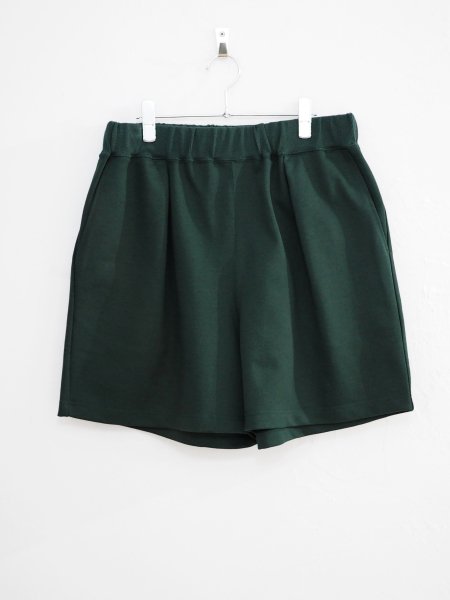 [IS-NESS]WIDE SWEAT SHORTS -GREEN-