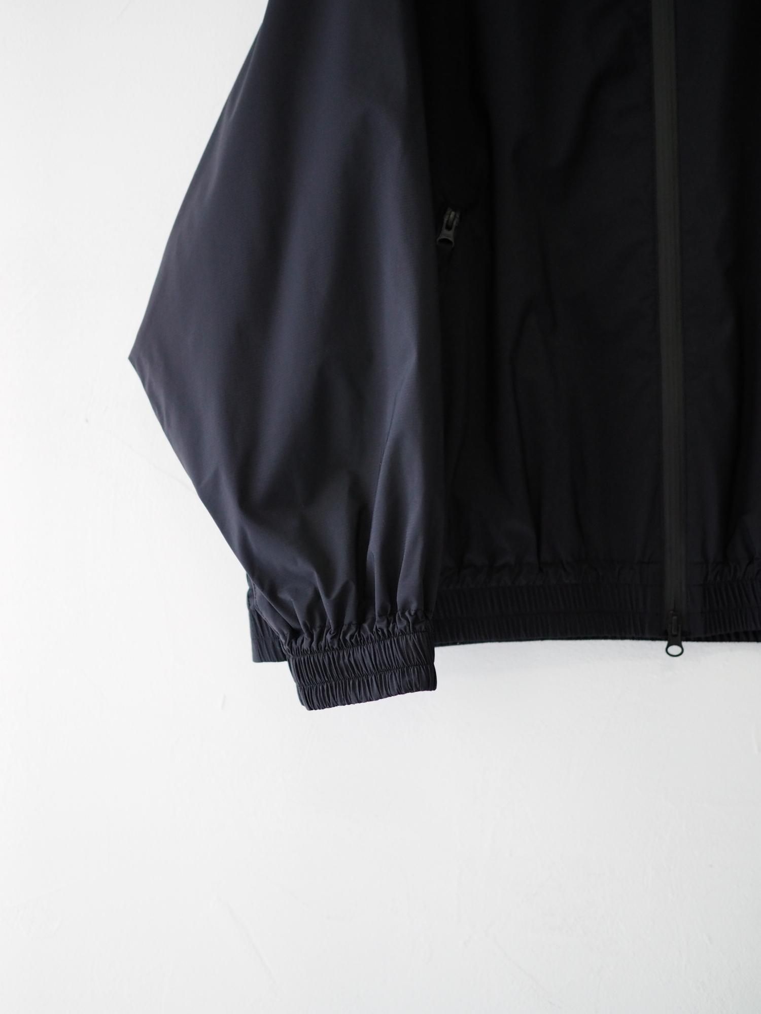 URU]3 LAYER NYLON ZIP UP BLOUSON -BLACK-