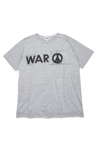 [BOWWOW] WAR PEACE 88/12 REMAKE TEE -GRAY-