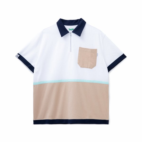 [SPECIAL GUEST K.K.] SG 3COLORS S/S POLO SHIRTS -WHITE-