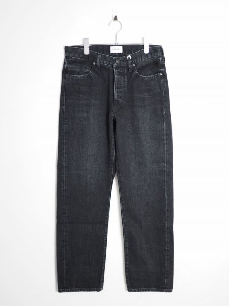 <img class='new_mark_img1' src='https://img.shop-pro.jp/img/new/icons14.gif' style='border:none;display:inline;margin:0px;padding:0px;width:auto;' />[TANAKA] THE STRAIGHT JEAN TROUSERS -BLACK SELVEDGE-